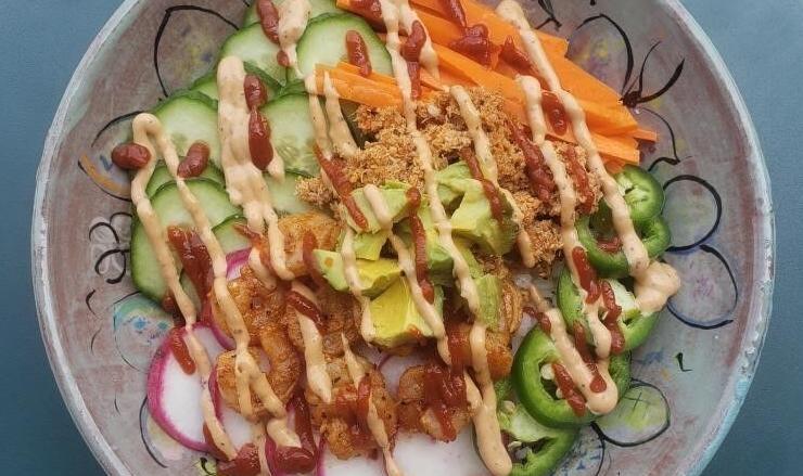 Cucumber Sushi Bowl